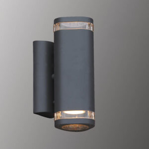 Outdoor wall light Lux Noell 35w – outdoor wall lights in grey and aluminum