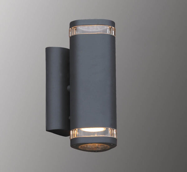 Outdoor wall light Lux Noell 35w – outdoor wall lights in grey and aluminum