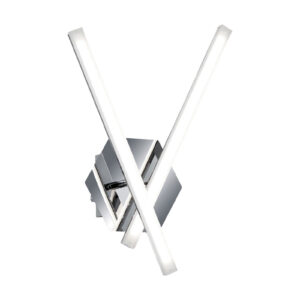 Wall lamp Lux Lucio – LED wall lamp in chrome and metal alloy