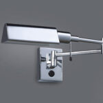 Bedside lamp Lux Senti – bedside lamps in chrome and metal alloy