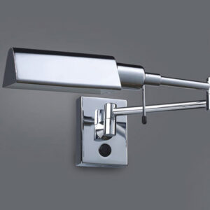 Bedside lamp Lux Senti – bedside lamps in chrome and metal alloy