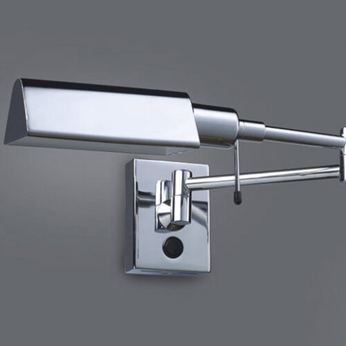Bedside lamp Lux Senti – bedside lamps in chrome and metal alloy