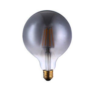 Retro LED bulb Lux E27 4W 2200K Dimm Smoke – retro led bulbs in graphite and metal alloy