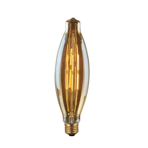 Retro LED bulb Lux LED Lamp Bulb E40/E27 8W – retro led bulbs in transparent and metal alloy