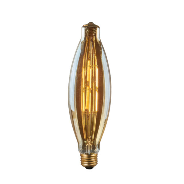 Retro LED bulb Lux LED Lamp Bulb E40/E27 8W – retro led bulbs in transparent and metal alloy