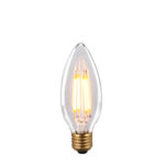Retro LED bulb Lux LED bulb E27 6W – retro led bulbs in transparent and metal alloy