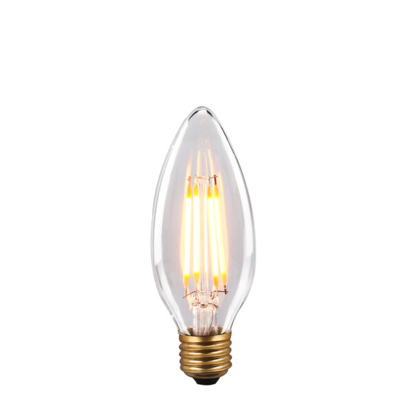 Retro LED bulb Lux LED bulb E27 6W – retro led bulbs in transparent and metal alloy