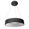 Pendant lamp Lux Mattia 32w – modern pendant lamp in black and aluminium acrylic