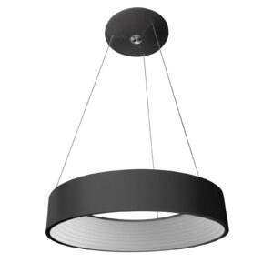 Pendant lamp Lux Mattia 32w – modern pendant lamp in black and aluminium acrylic