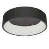 Flush mount ceiling light Lux Chiara – flush mount ceiling lights in black and aluminium acrylic