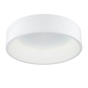 Flush mount ceiling light Lux Chiara 32w – flush mount ceiling lights in white and aluminium acrylic