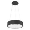 Pendant lamp Lux Chiara – modern pendant lamp in black and aluminium acrylic