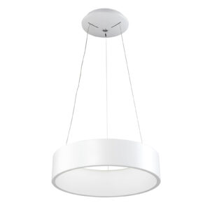 Pendant lamp Lux Chiara 32w – modern pendant lamp in white and aluminium acrylic