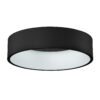 Flush mount ceiling light Lux Chiara – flush mount ceiling lights in black and aluminium acrylic