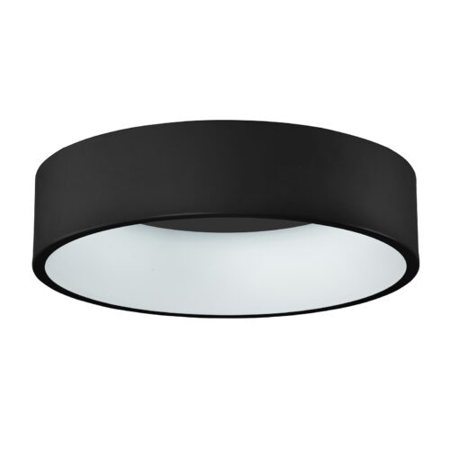 Flush mount ceiling light Lux Chiara – flush mount ceiling lights in black and aluminium acrylic