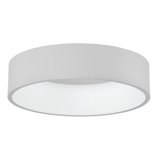 Flush mount ceiling light Lux Chiara – flush mount ceiling lights in white and aluminium acrylic