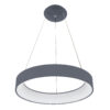 Pendant lamp Lux Chiara – modern pendant lamp in grey and aluminium acrylic