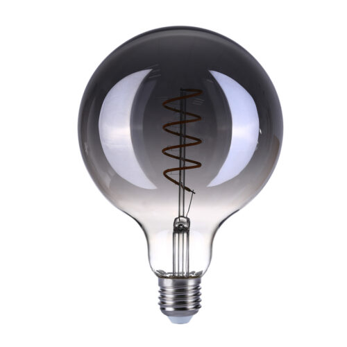 Retro LED bulb Lux E27 6W 2200K 3S Dimm Spiral Smoke 6w – retro led bulbs in graphite and metal alloy
