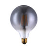 Retro LED bulb Lux E27 4W 2200K Dimm Smoke – retro led bulbs in amber and metal alloy