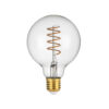 Retro LED bulb Lux E27 6W 2200K Dimm Spiral Clear – retro led bulbs in graphite and metal alloy