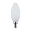 Modern LED bulb Lux E14 4.5W B35 MILKY 3000K – modern led bulbs in opal white and steel