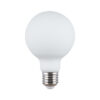 Modern LED bulb Lux E27 9W 3000K G80 MILKY – modern led bulbs in opal white and steel