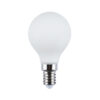 Modern LED bulb Lux E14 4.5W P45 MILKY 3000K – modern led bulbs in opal white and steel