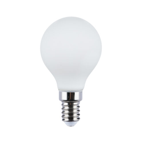 Modern LED bulb Lux E14 4.5W 3S Dimm Milky 4000K 4.5w – modern led bulbs in white and metal alloy