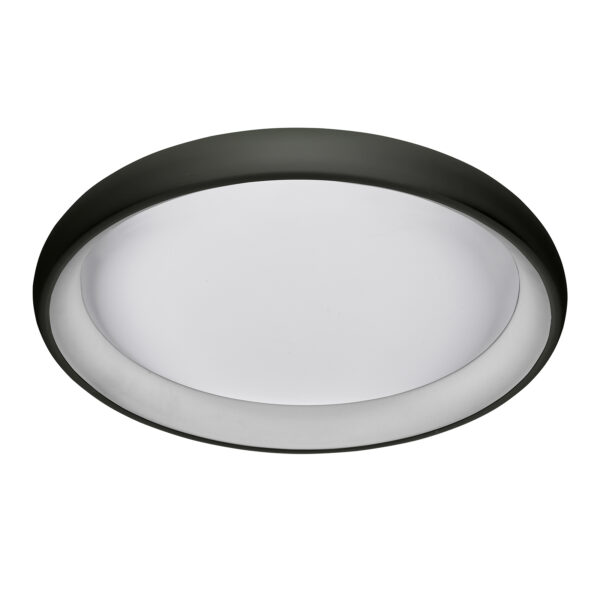 Flush mount ceiling light Lux Alessia – flush mount ceiling lights in black and acrylic