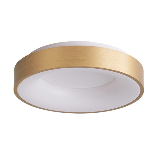 Flush mount ceiling light Lux Giulia – flush mount ceiling lights in golden brushed and aluminium acrylic