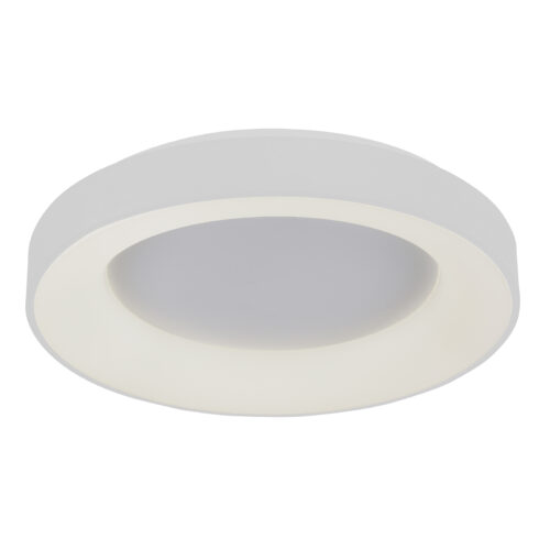 Flush mount ceiling light Lux Giulia 40w – flush mount ceiling lights in white and aluminium acrylic