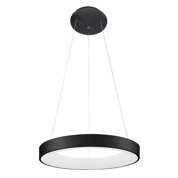 Pendant lamp Lux Giulia – modern pendant lamp in black and aluminium acrylic