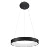 Pendant lamp Lux Giulia 40w – modern pendant lamp in black and aluminium acrylic
