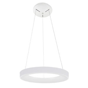 Pendant lamp Lux Giulia – modern pendant lamp in white and aluminium acrylic