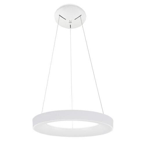 Pendant lamp Lux Giulia – modern pendant lamp in white and aluminium acrylic