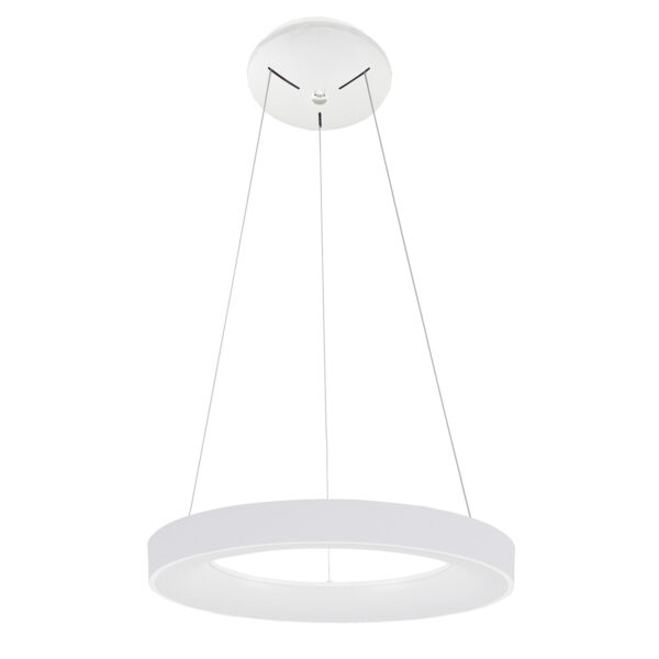 Pendant lamp Lux Giulia – modern pendant lamp in white and aluminium acrylic