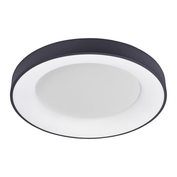 Flush mount ceiling light Lux Giulia – flush mount ceiling lights in black and aluminium acrylic