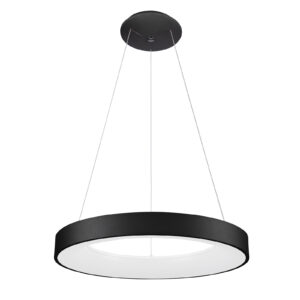 Pendant lamp Lux Giulia – modern pendant lamp in black and aluminium acrylic