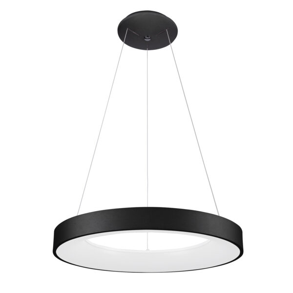 Pendant lamp Lux Giulia – modern pendant lamp in black and aluminium acrylic