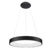 Pendant lamp Lux Giulia – modern pendant lamp in black and aluminium acrylic