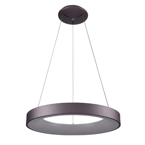 Pendant lamp Lux Giulia – modern pendant lamp in coffee and aluminium acrylic