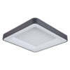 Flush mount ceiling light Lux Giacinto – flush mount ceiling lights in black and aluminium acrylic