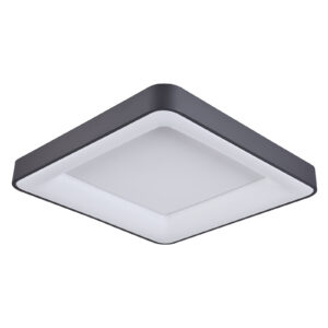 Flush mount ceiling light Lux Giacinto – flush mount ceiling lights in black and aluminium acrylic
