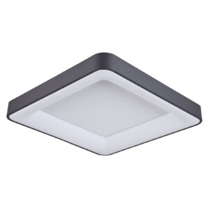 Flush mount ceiling light Lux Giacinto – flush mount ceiling lights in black and aluminium acrylic