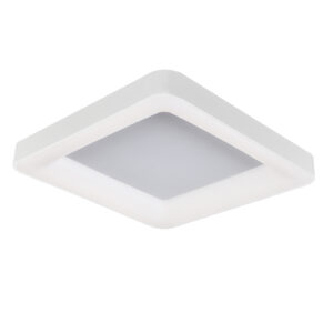 Flush mount ceiling light Lux Giacinto 50w – flush mount ceiling lights in white and aluminium acrylic