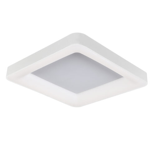 Flush mount ceiling light Lux Giacinto 50w – flush mount ceiling lights in white and aluminium acrylic