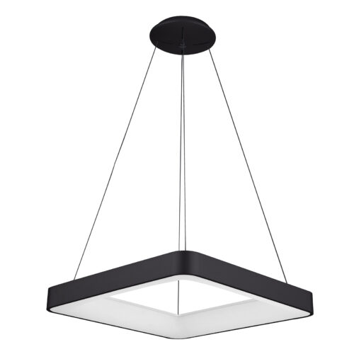 Pendant lamp Lux Giacinto – modern pendant lamp in black and aluminium acrylic