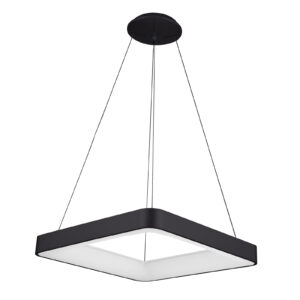 Pendant lamp Lux Giacinto – modern pendant lamp in black and aluminium acrylic