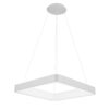 Pendant lamp Lux Giacinto 50w – modern pendant lamp in white and aluminium acrylic
