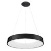 Pendant lamp Lux Giulia – modern pendant lamp in black and aluminium acrylic